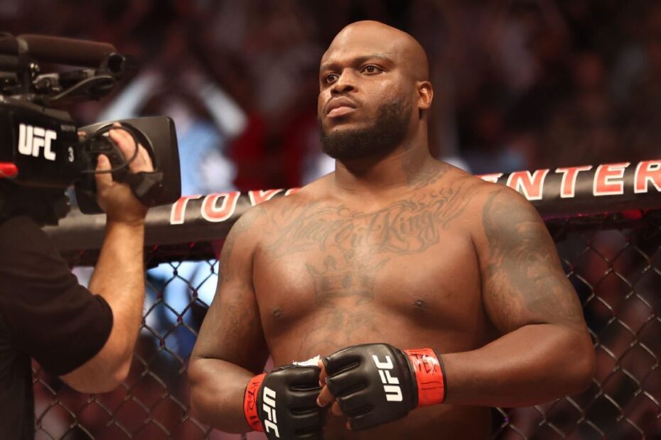 Derrick Lewis saat bertarung di UFC, menjelang pertarungan di Gedung Putih